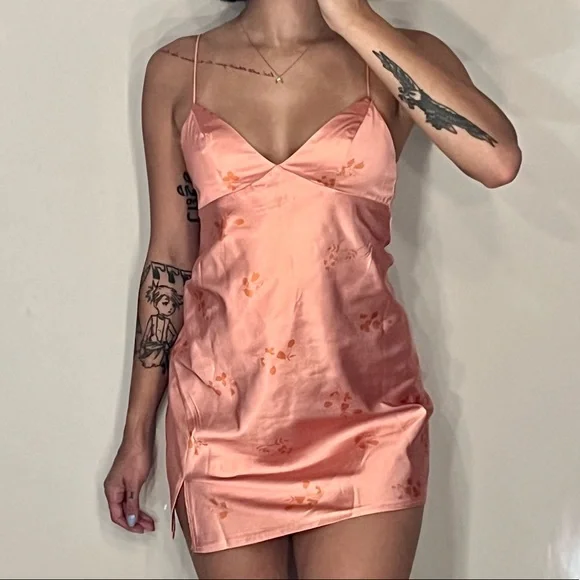open lace back dress Nellie Mini Dress Yellow Floral main image 0